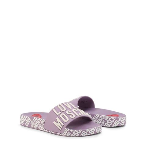 replica moschino flip flops